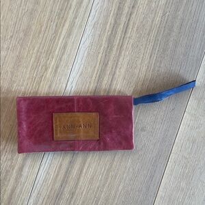 ANN-ANN Red and Brown Pouch